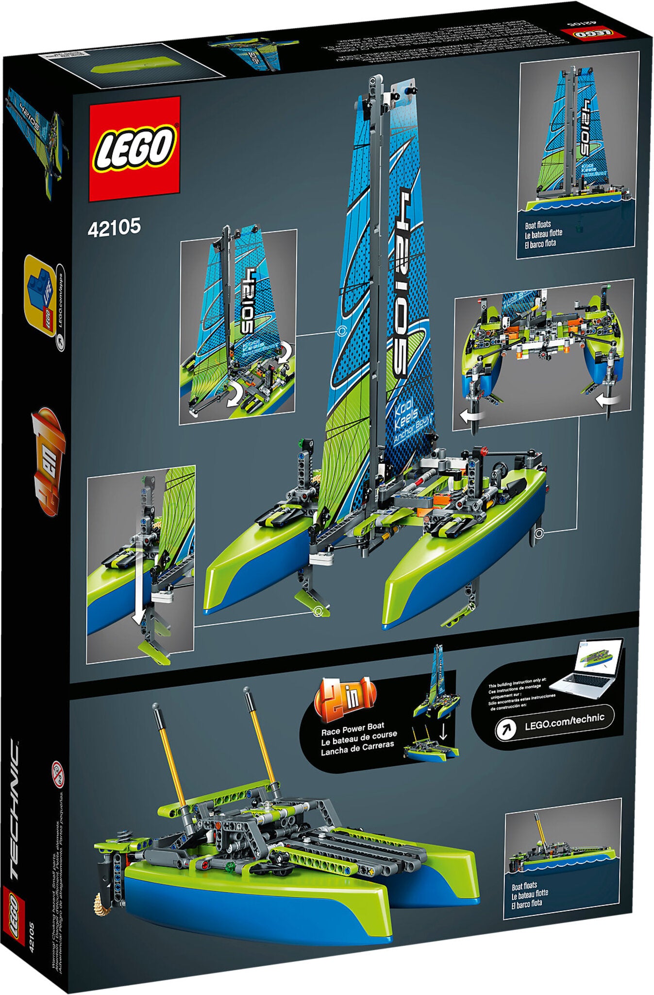 42105 LEGO Technic - Catamarano