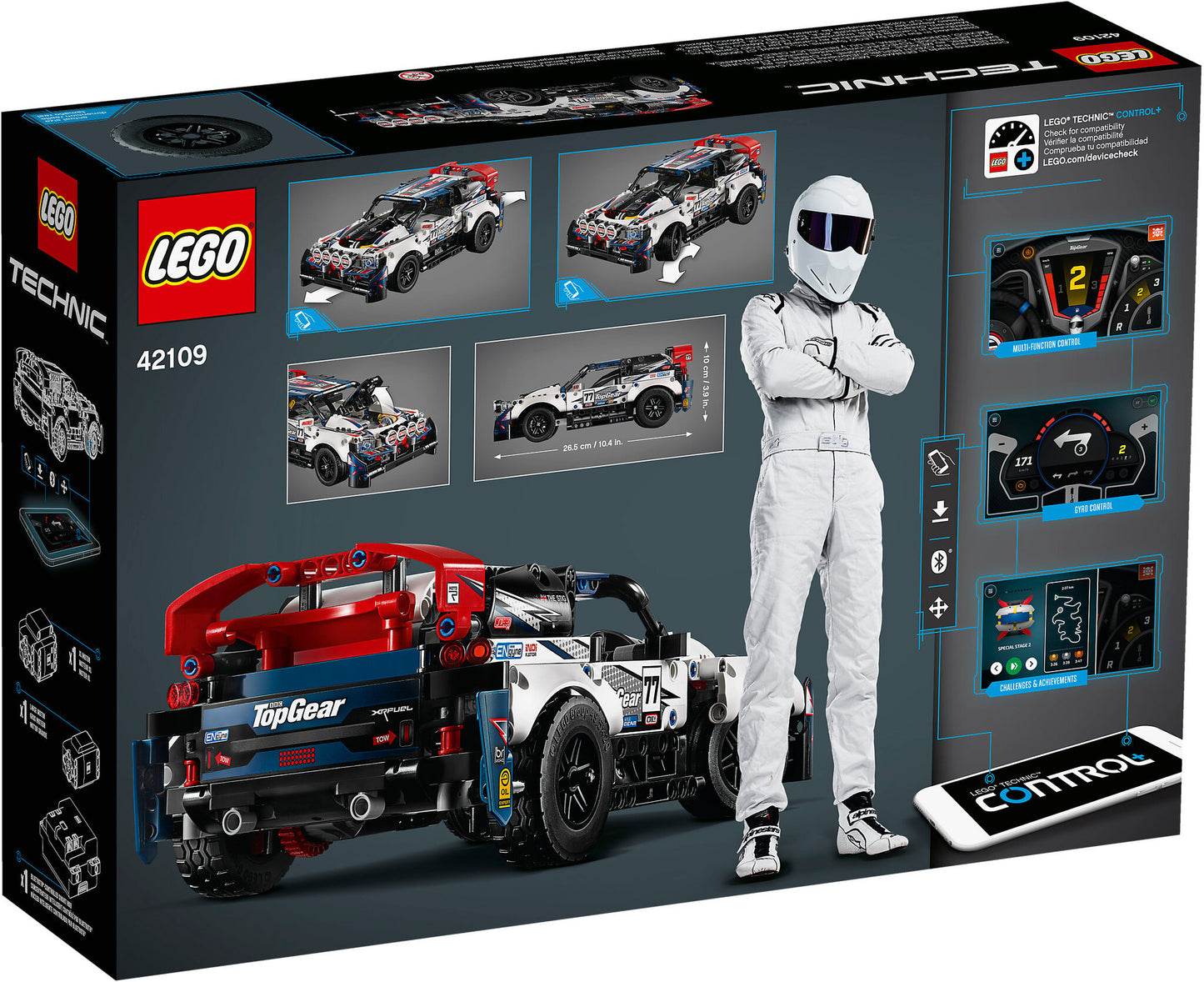 42109 LEGO Technic - Auto Da Rally Top Gear Telecomandata