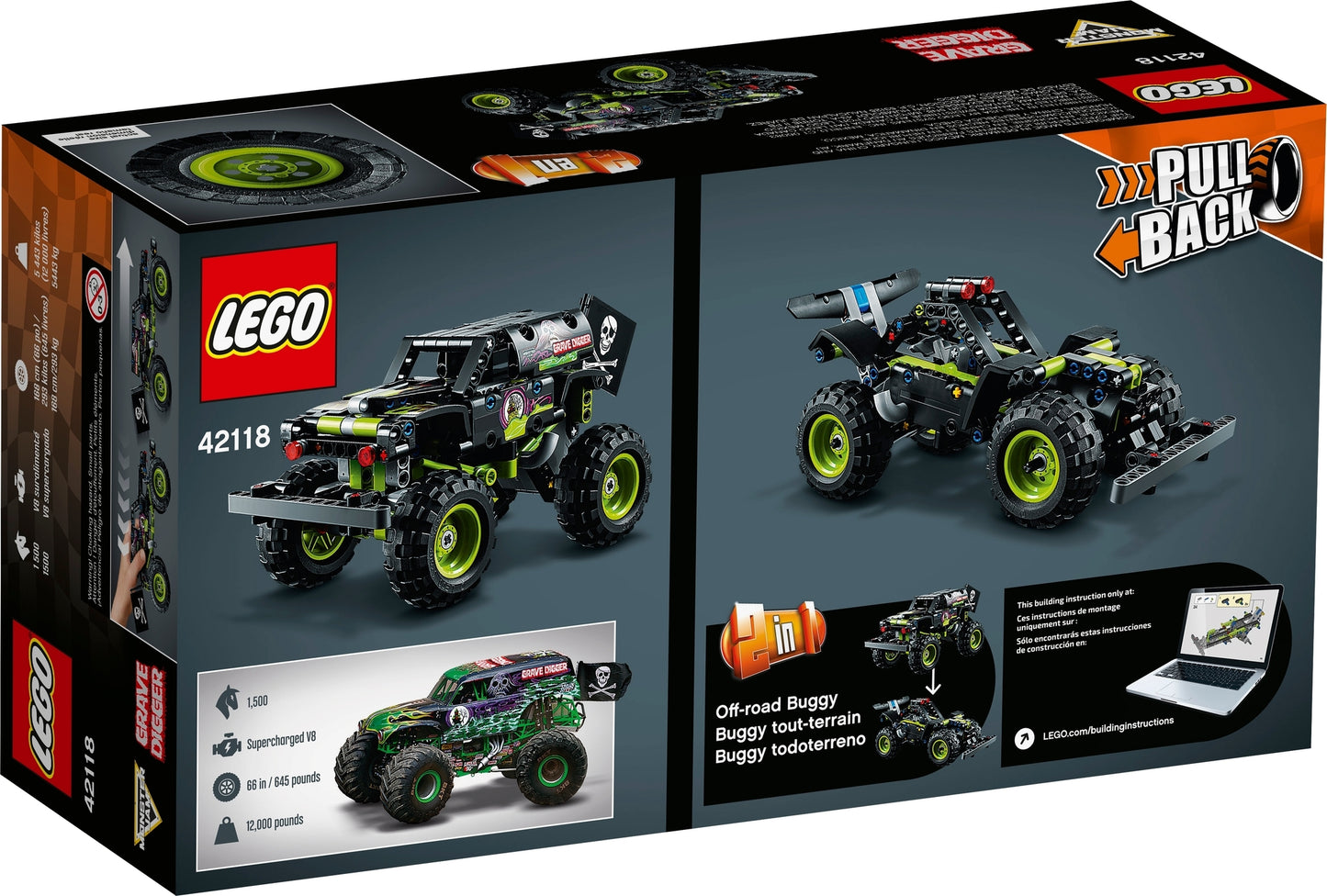 42118 LEGO Technic - Monster Jam® Grave Digger®