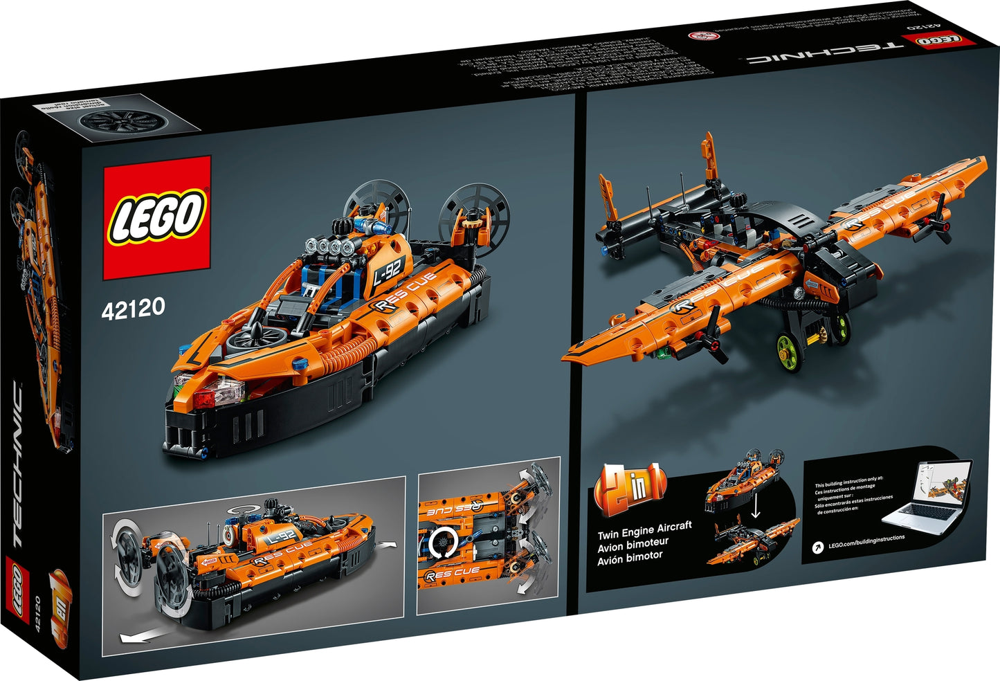 42120 LEGO Technic - Hovercraft di Salvataggio