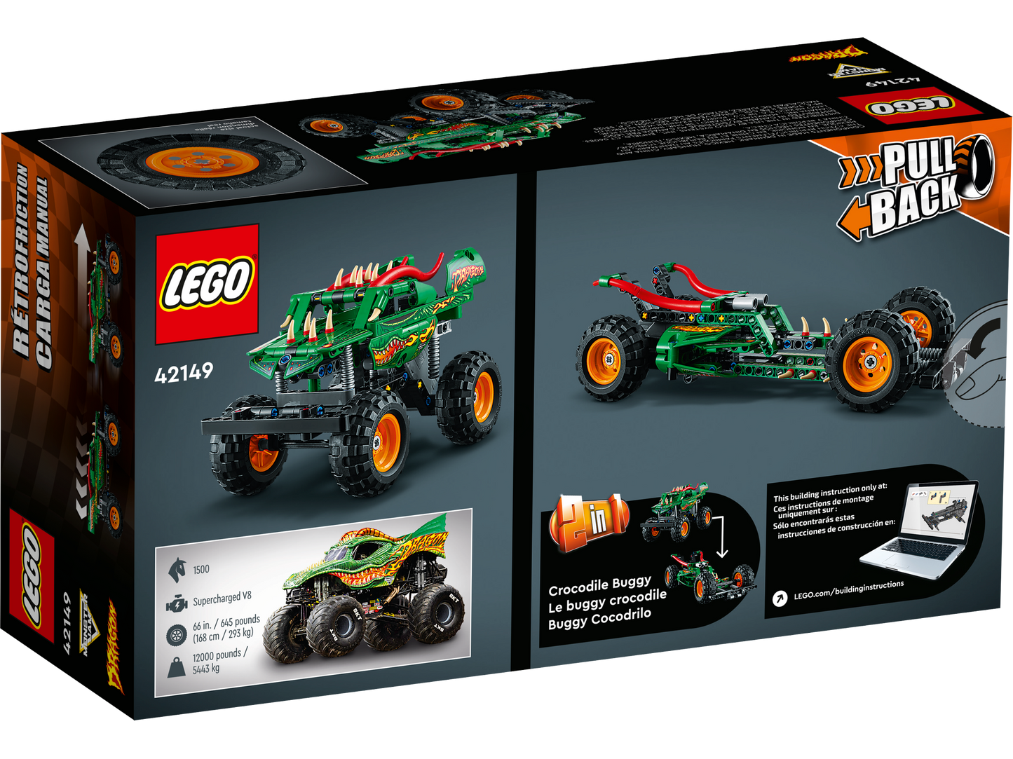 42149 LEGO Technic - Monster Jam™ Dragon™