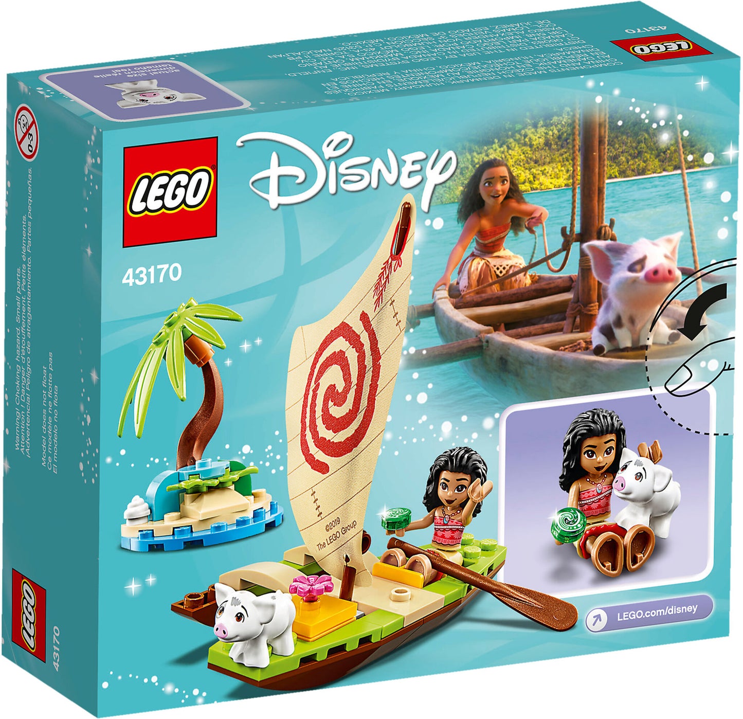 43170 LEGO Disney - Avventura Sull'Oceano Di Vaiana
