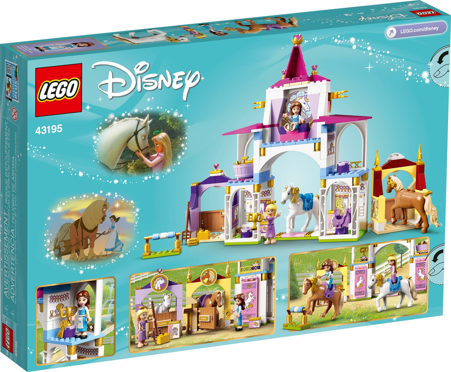 43195 LEGO Disney - Le Scuderie Reali di Belle e Rapunzel