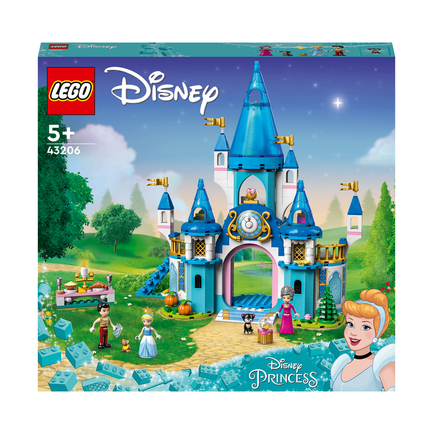 43206 LEGO Disney - Il castello di Cenerentola e del Principe azzurro