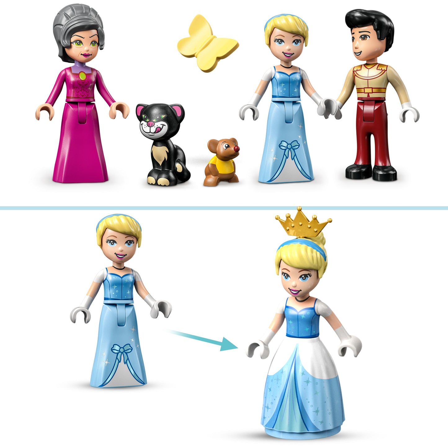 43206 LEGO Disney - Il castello di Cenerentola e del Principe azzurro