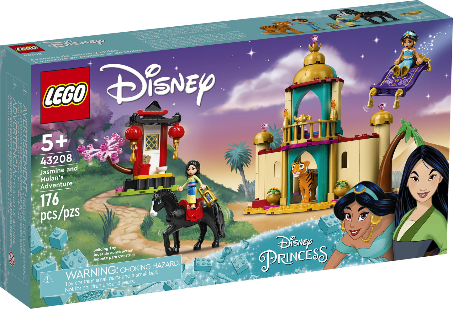 43208 LEGO Disney - L’avventura di Jasmine e Mulan