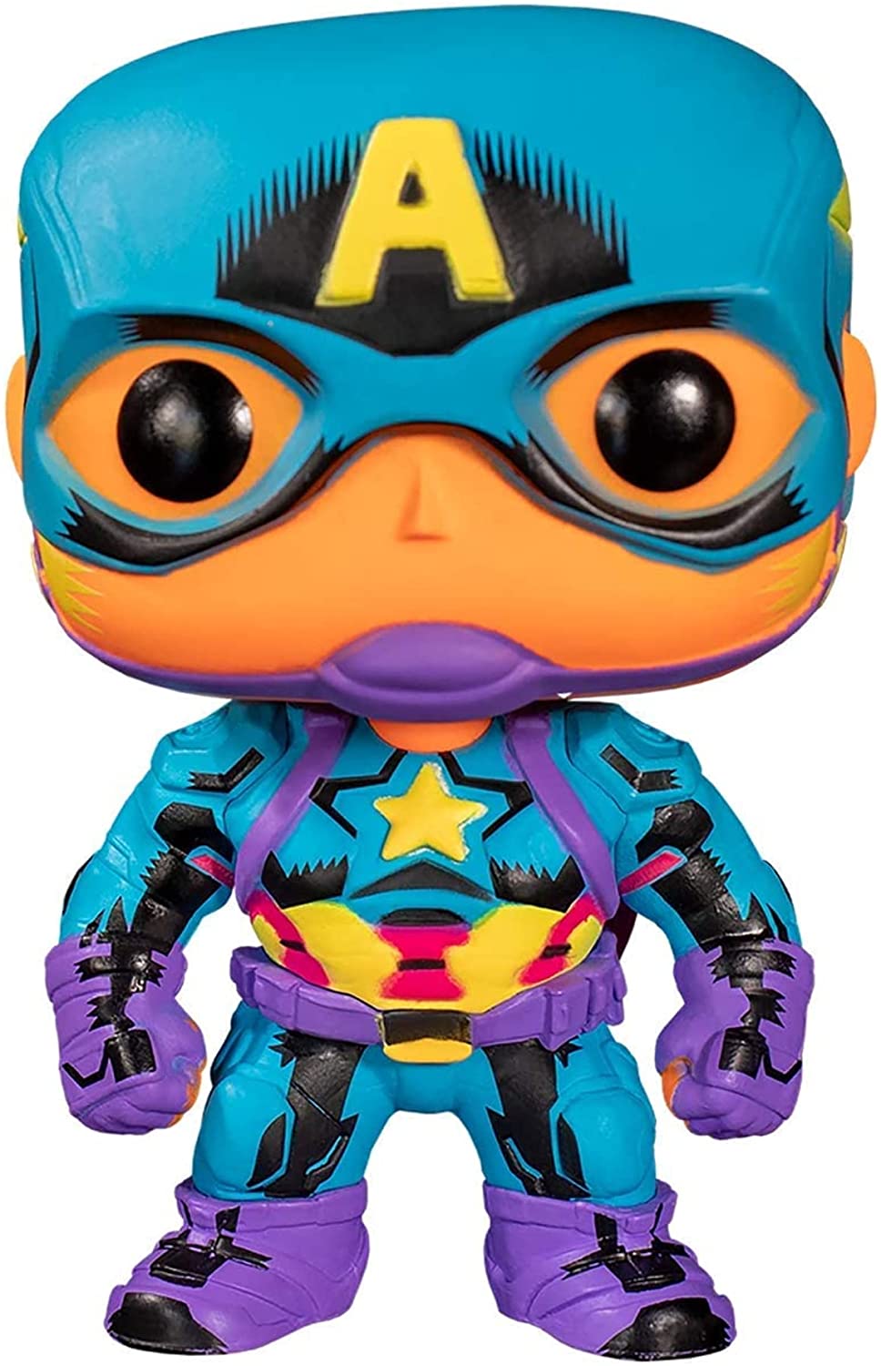MARVEL 648 Funko Pop! - Black Light - Captain America