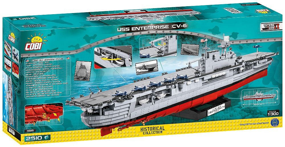4815 COBI Historical Collection - World War II - USS Enterprise (CV-6)