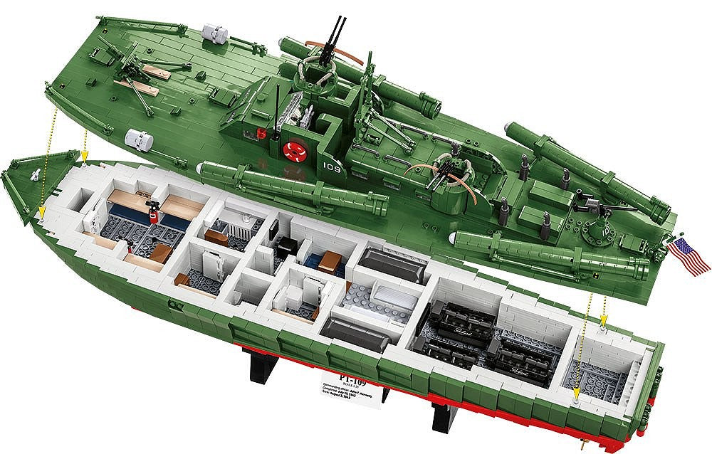 4825 COBI Historical Collection - World War II - Patrol Torpedo Boat PT-109