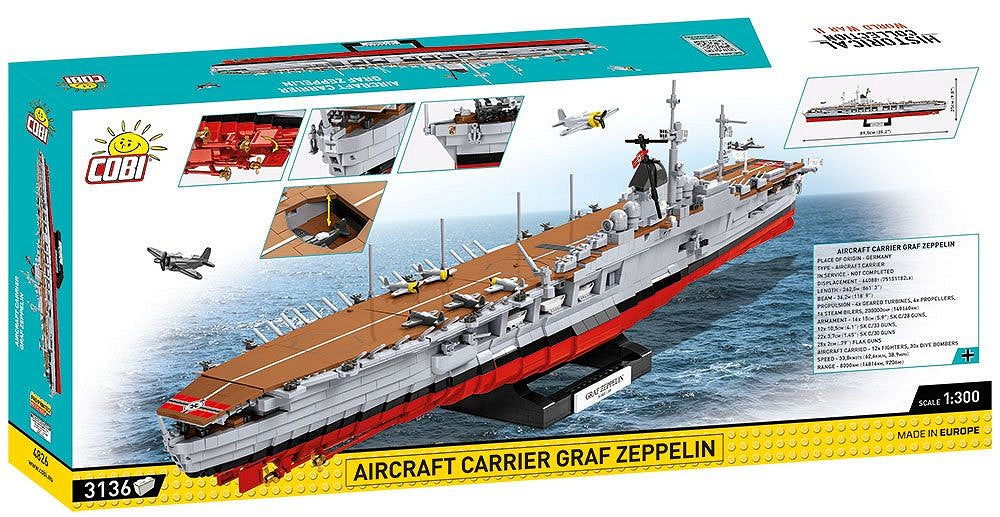 4826 COBI Historical Collection - World War II - Aircraft Carrier Graf Zeppelin