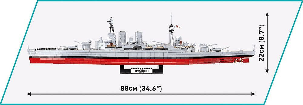 4830 COBI Historical Collection - World War II - HMS Hood