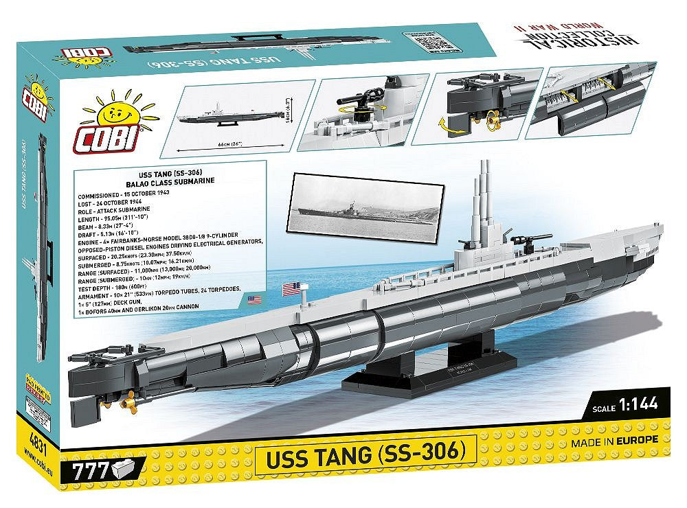 4831 COBI Historical Collection - World War II - USS Tang SS-306