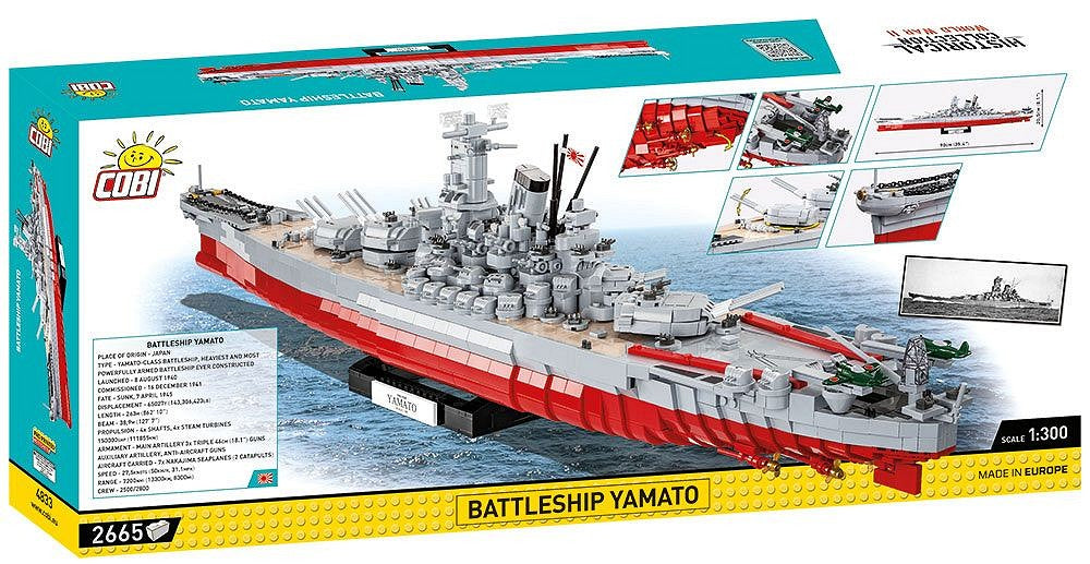 4833 COBI Historical Collection - World War II - Battleship Yamato
