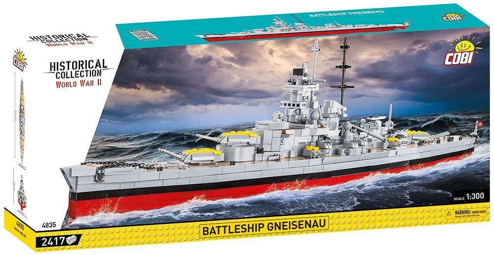 4835 COBI Historical Collection - World War II - Battleship Gneisenau
