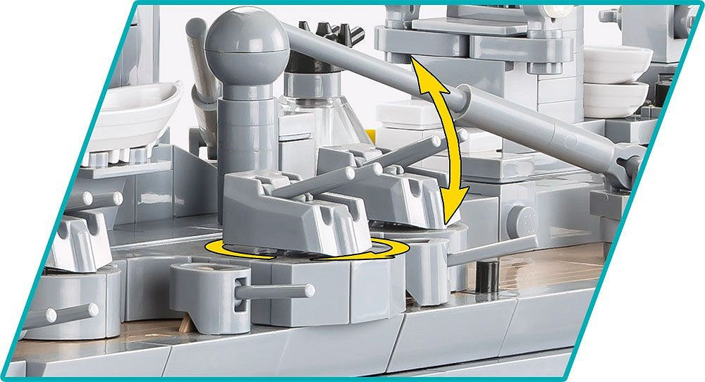 4835 COBI Historical Collection - World War II - Battleship Gneisenau