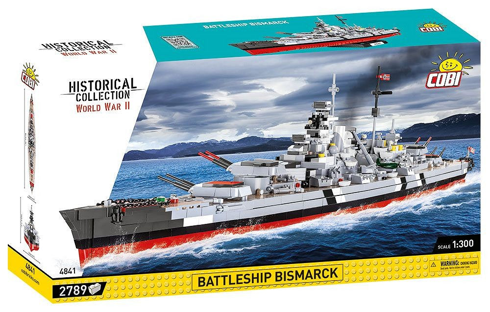 4841 COBI Historical Collection - World War II - Battleship Bismarck