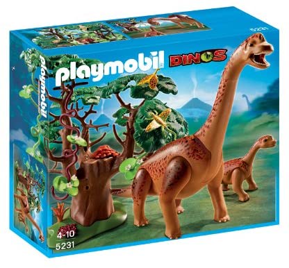 5231 PLAYMOBIL Branchiosauro con cucciolo
