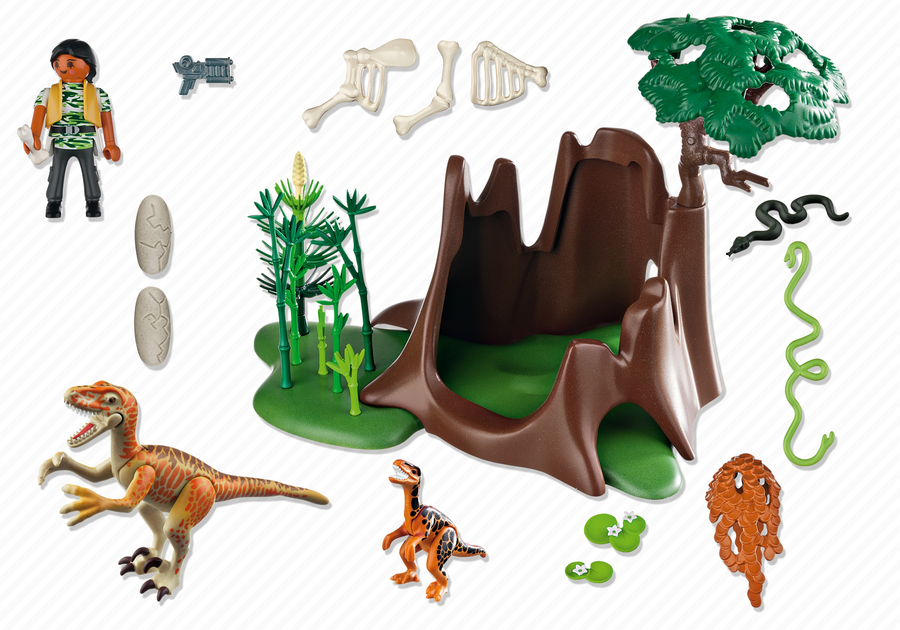 5233 PLAYMOBIL Branchiosauro con cucciolo