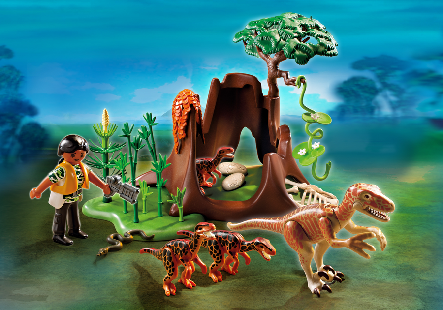5233  PLAYMOBIL Branchiosauro con cucciolo