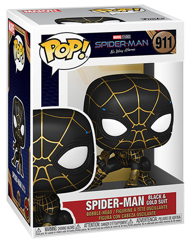 MARVEL 911 Funko Pop! - Spider-Man No Way Home Black & Gold Suit