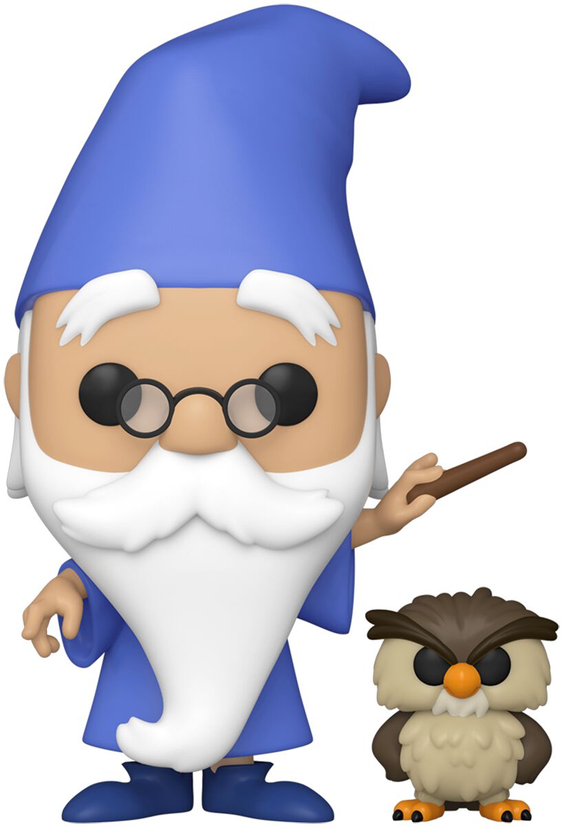 DISNEY 1100 Funko Pop! - The Sword in the Stone - Merlin with Archimede