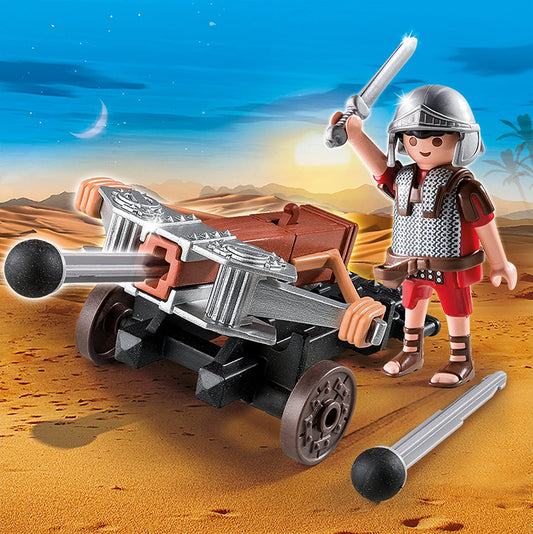 5392 PLAYMOBIL Legionario con Catapulta di Tipo Ballista