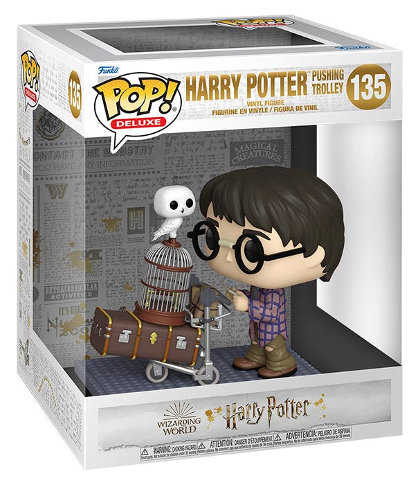 HARRY POTTER 135 Funko Pop! - Deluxe: Harry Potter Anniversary - Harry Pushing Trolley