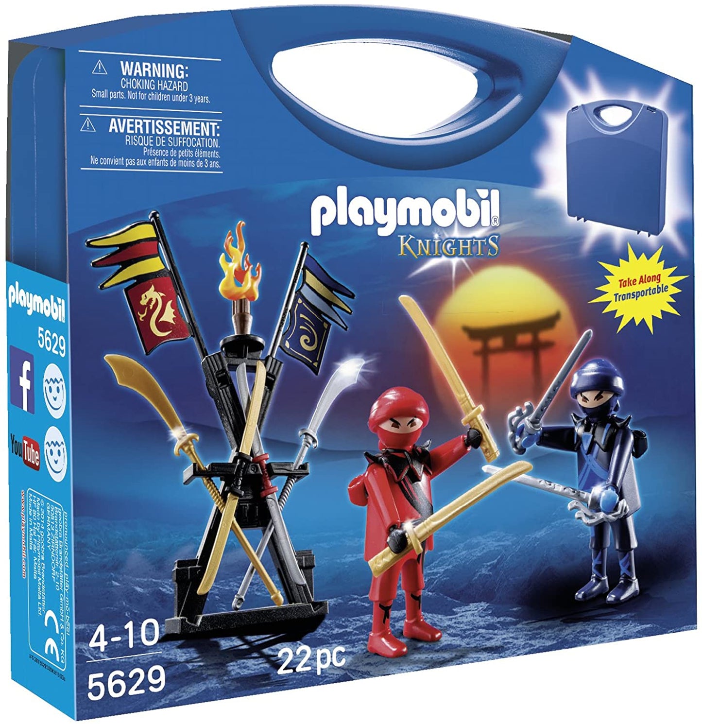 5629 PLAYMOBIL Valigetta Ninja