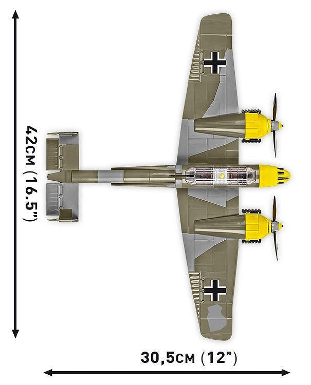 5716 COBI Historical Collection - World War II - Messerschmitt Bf 110D
