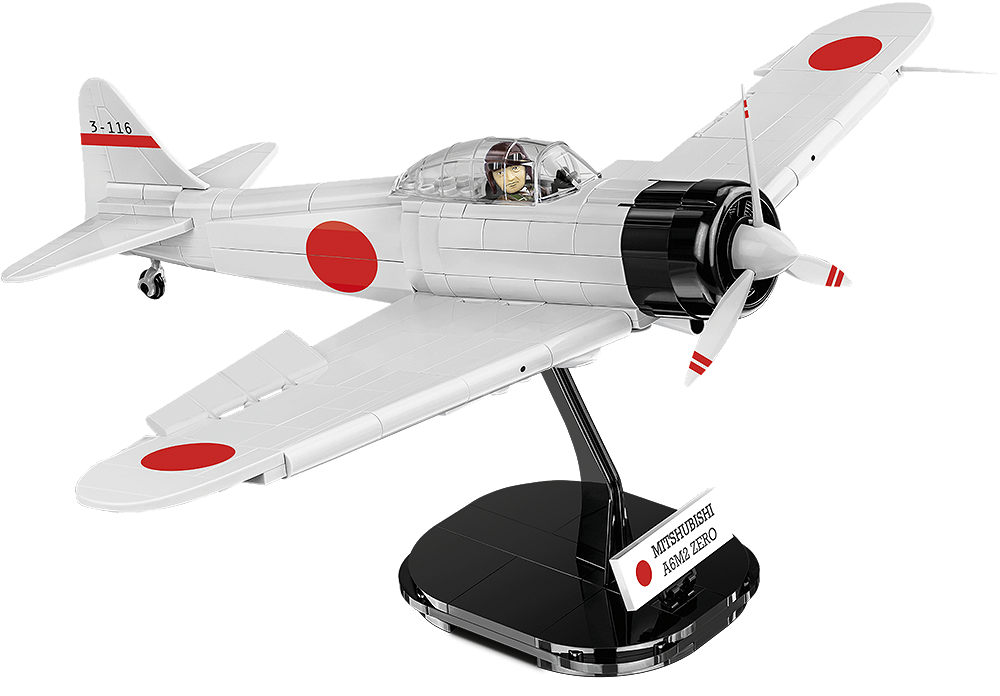 5729 COBI Historical Collection - World War II - Mitsubishi A6M2 "Zero-Sen"