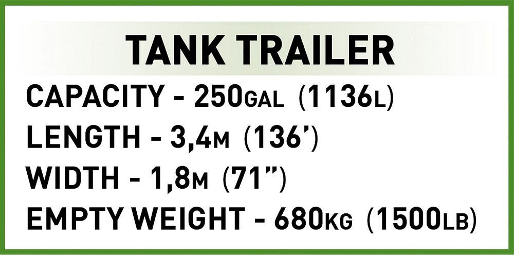 5736 COBI Historical Collection - World War II - P-47 Thunderbolt & Tank Trailer - Edizione Executive