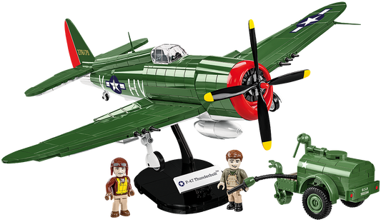 5736 COBI Historical Collection - World War II - P-47 Thunderbolt & Tank Trailer - Edizione Executive