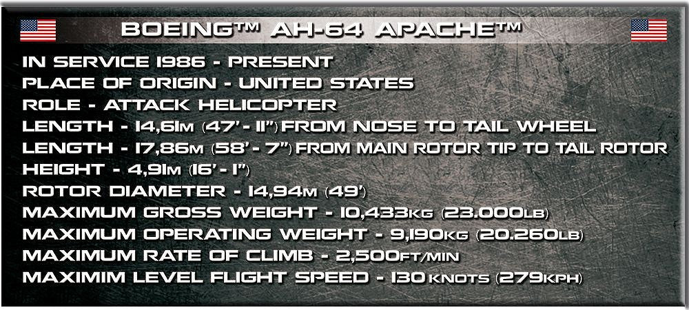 5808 COBI Armed Forces - AH-64 Apache