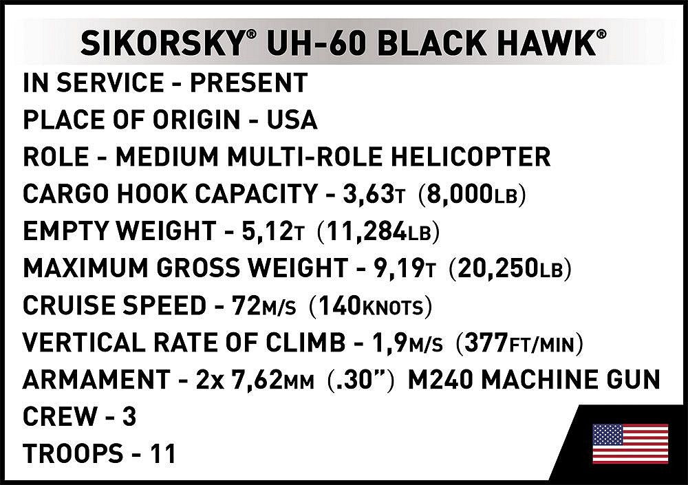5817 COBI Armed Forces - Sikorsky UH-60 Black Hawk