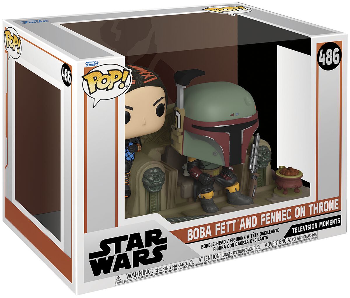 STAR WARS 486 Funko Pop! - Mandalorian Boba & Fennec