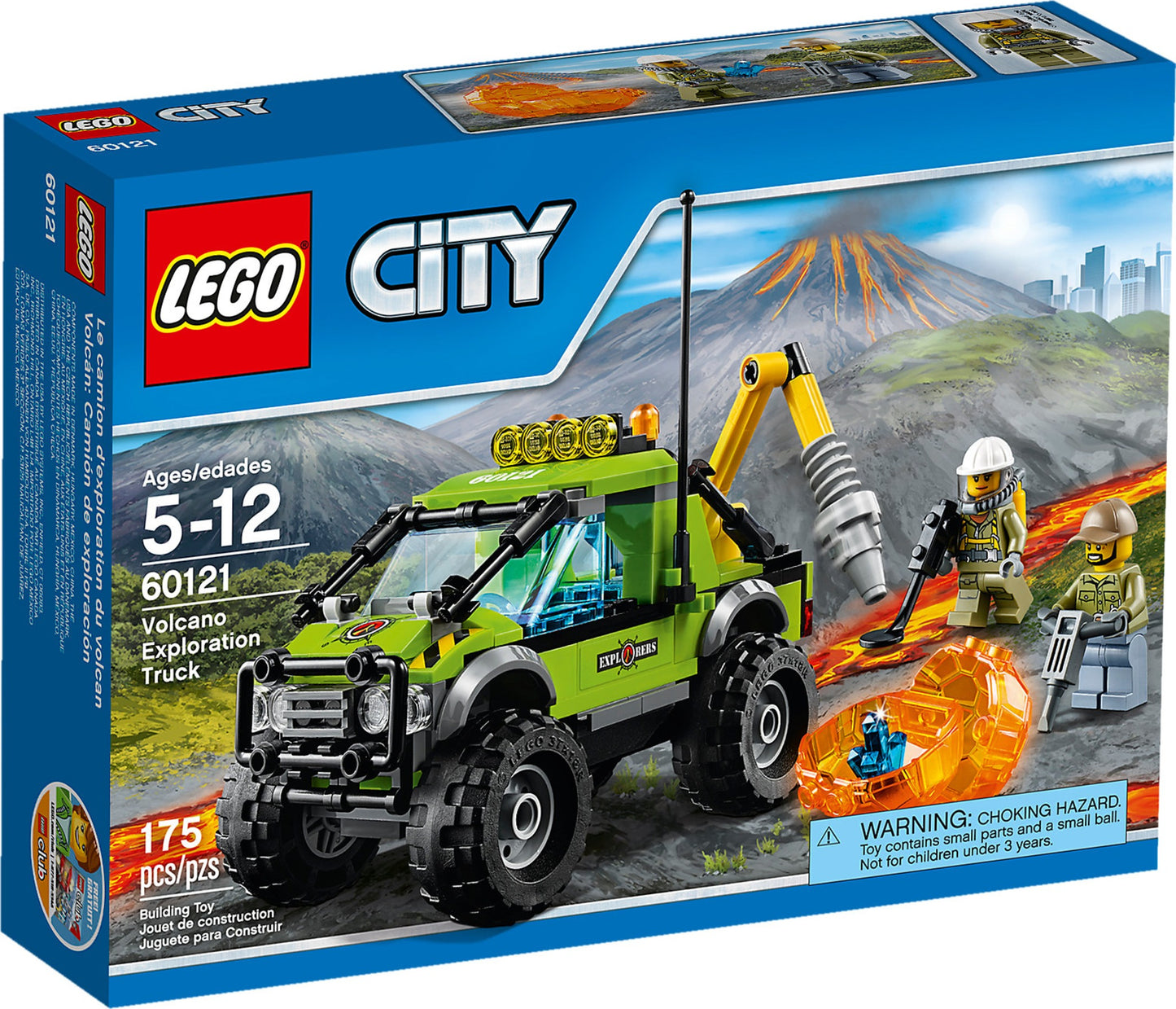 60121 LEGO City - Camion delle esplorazioni vulcanico