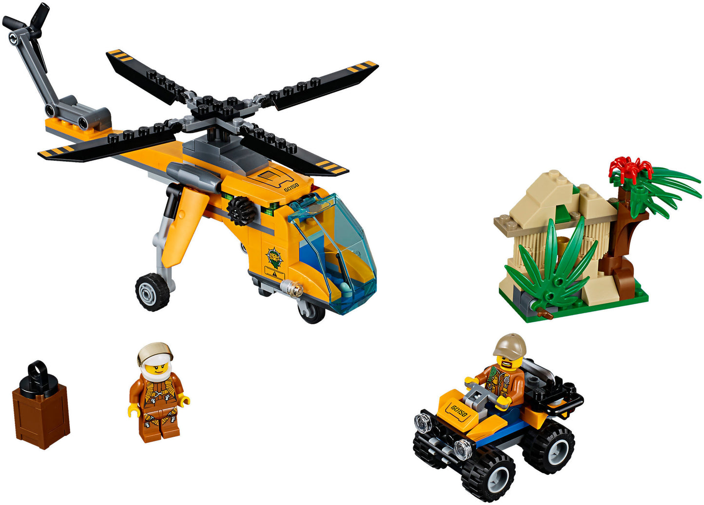 60158 LEGO City - Elicottero da Carico della Giungla