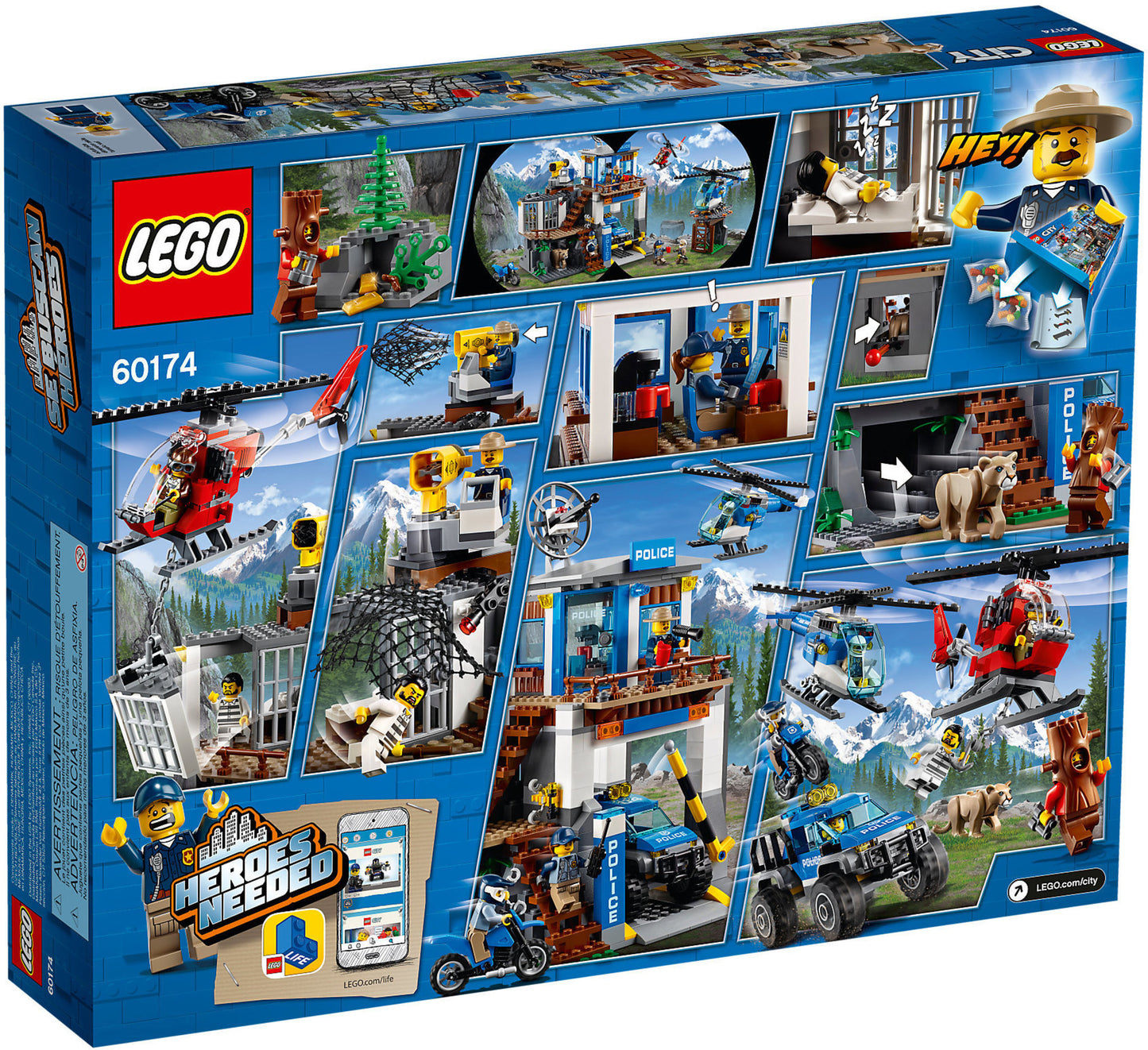 60174 LEGO City - Quartier Generale Della Polizia Di Montagna