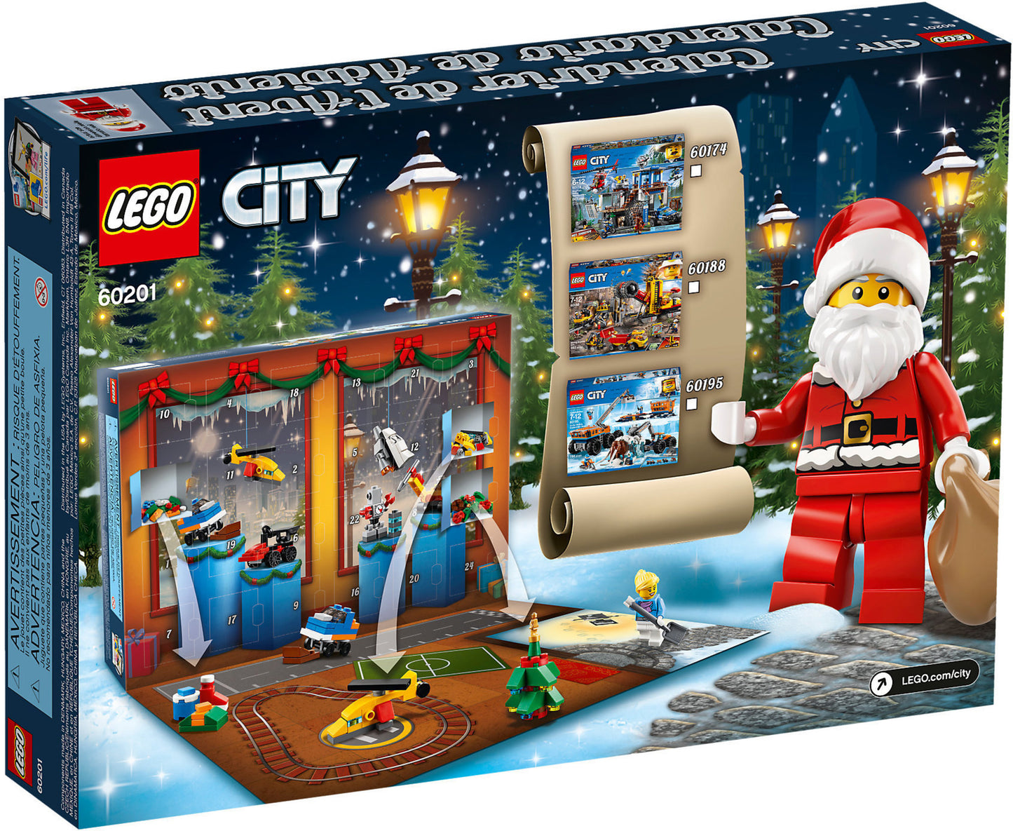 60201 LEGO City - Calendario Dell'avvento Di Lego® City 2018