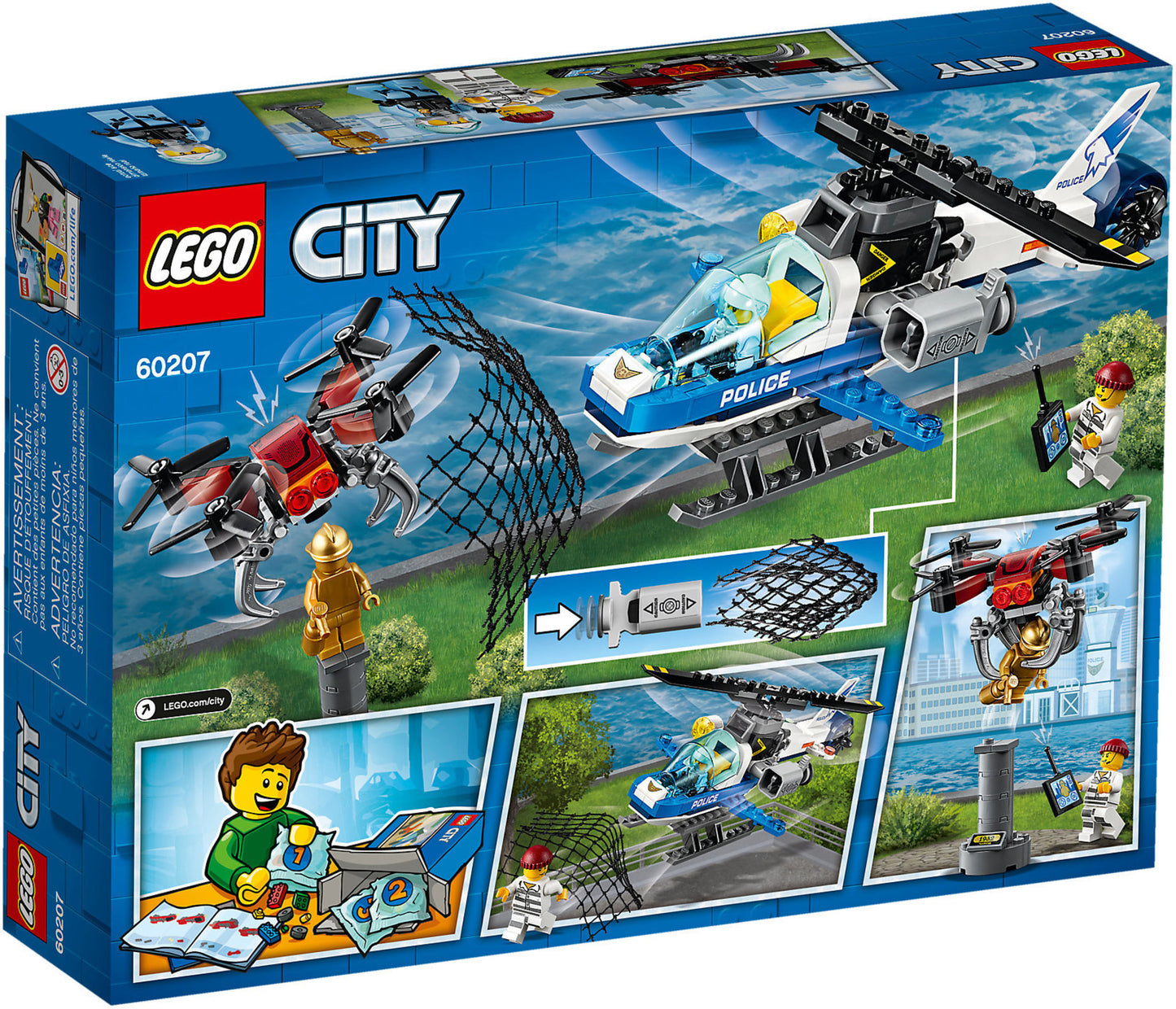 60207 LEGO City - Polizia Aerea All'inseguimento Del Drone