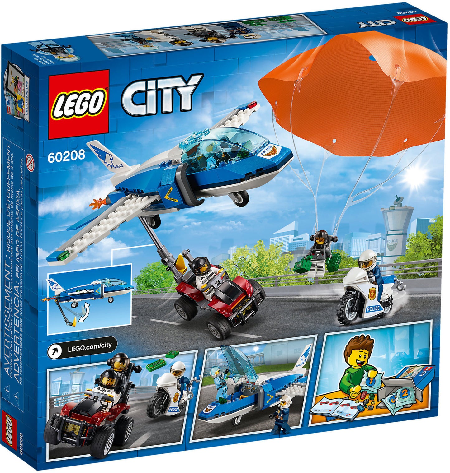 60208 LEGO City - Arresto Con Il Paracadute Della Polizia Aerea