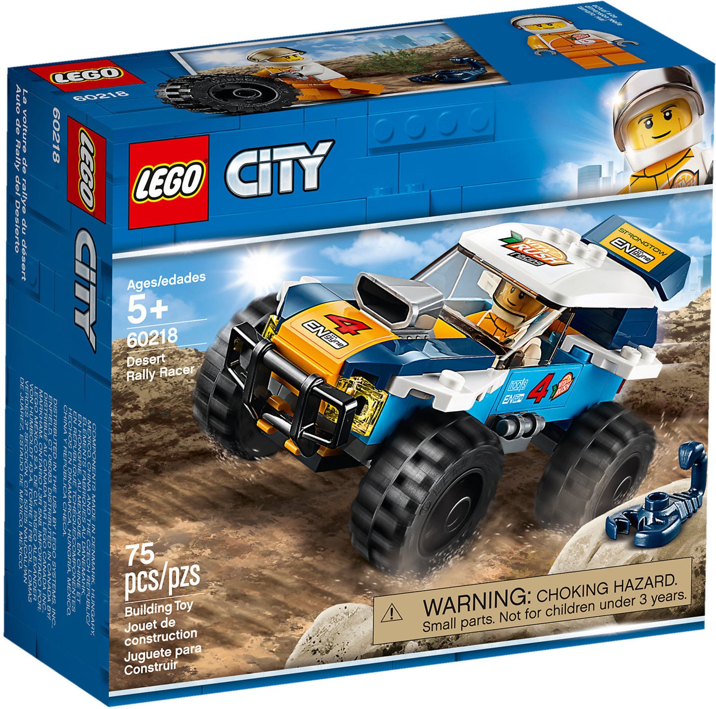 60218 LEGO City - Auto Da Rally Del Deserto
