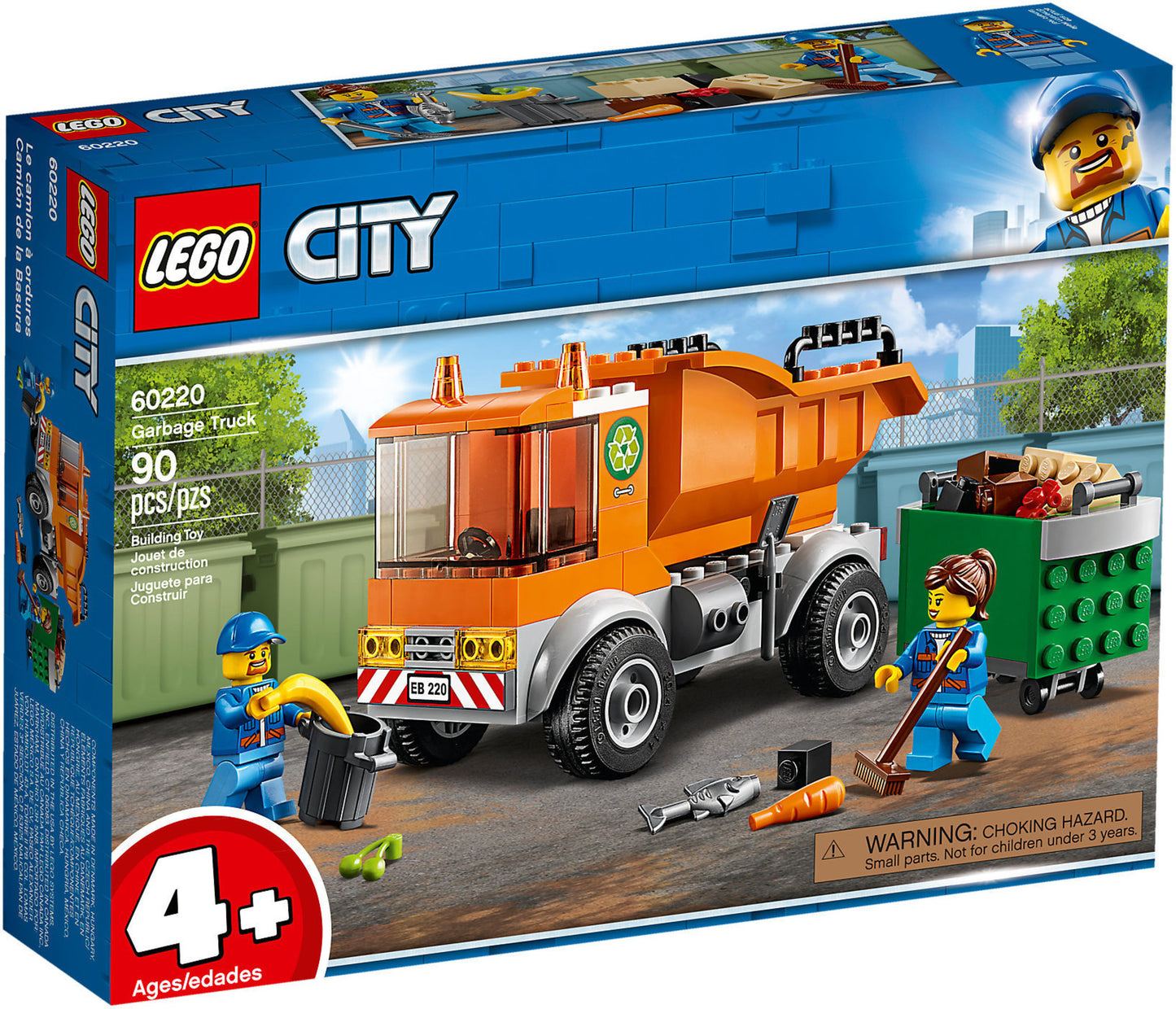 60220 LEGO City - Camion Della Spazzatura