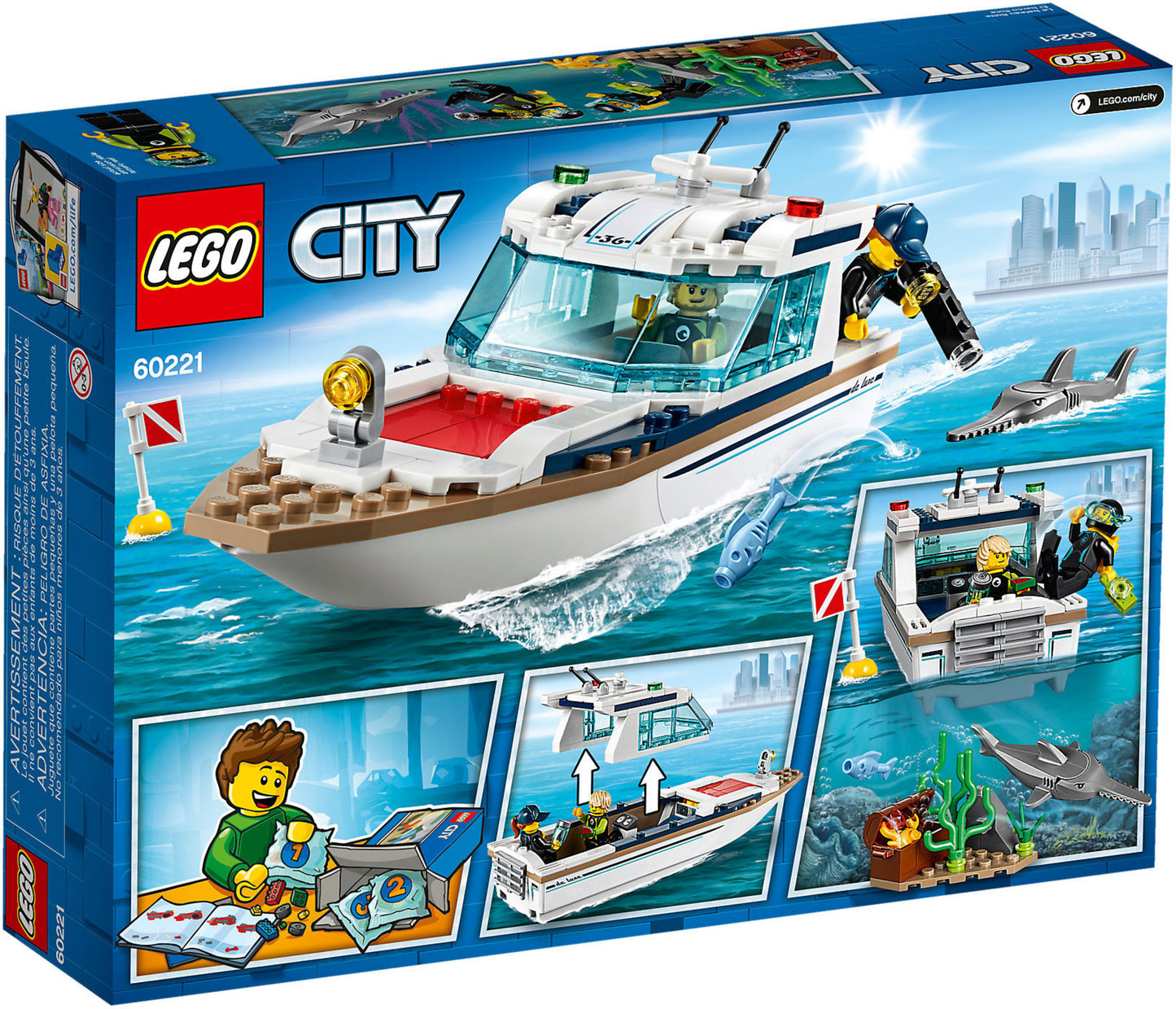60221 LEGO City - Yacht Per Immersioni