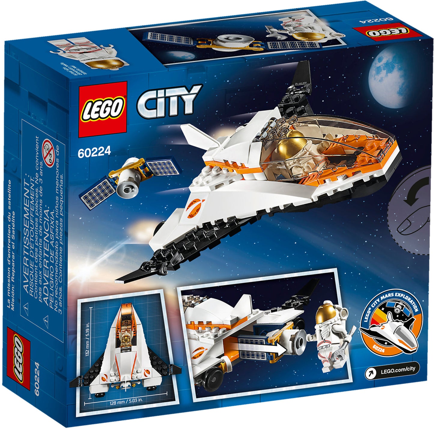 60224 LEGO City - Missione di Riparazione Satellitare