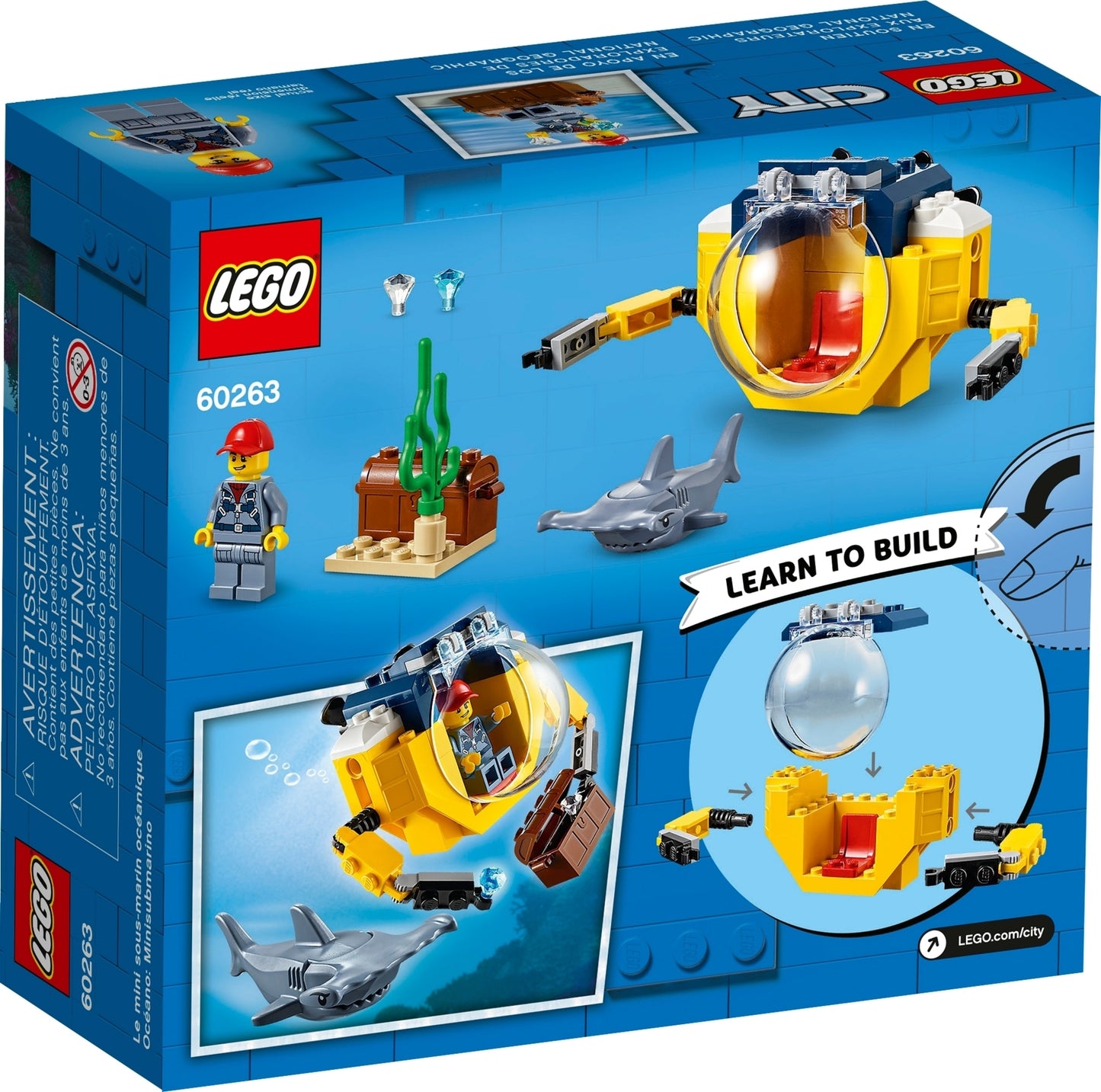 60263 LEGO City - Minisottomarino Oceanico