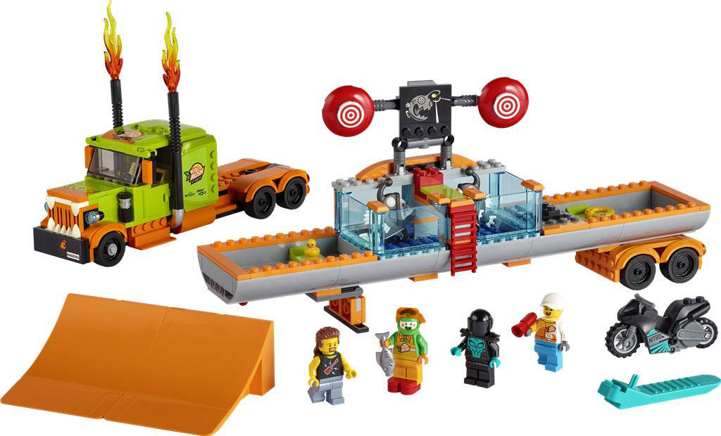 60294 LEGO City Truck dello Stunt Show