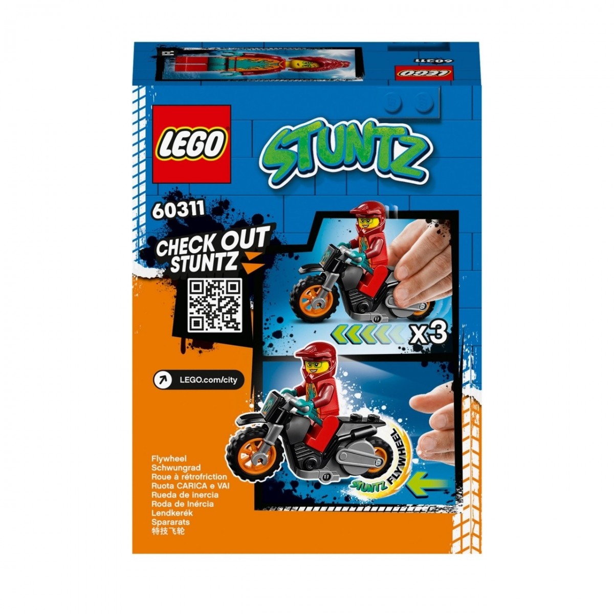 60311 LEGO City Stunt Bike antincendio