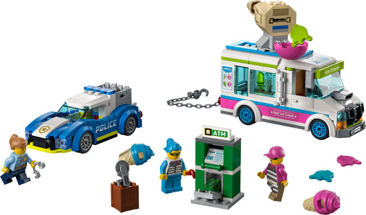 60314 LEGO City - Il Furgone dei Gelati e L’inseguimento della Polizia