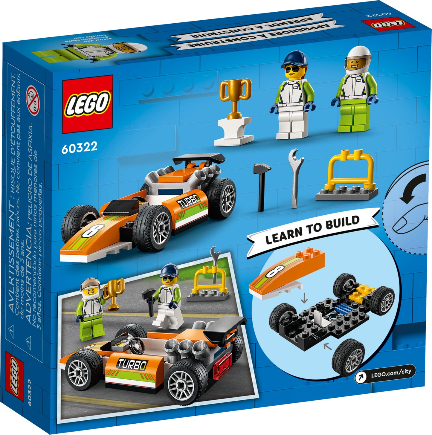 60322 LEGO City - Auto da Corsa